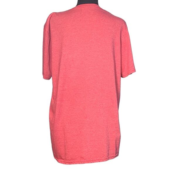 Red George Straight bleached leopard or cheetah Shirt size large - Picture 2 of 5